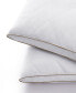 100% Cotton Medium Support Feather Down 2-Pack Pillow, Queen