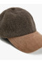 Kep Şapka Süet Görünümlü İki Renkli
