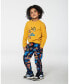 ფოტო #3 პროდუქტის Baby Boys Baby T-Shirt With Print Mustard Yellow