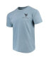 Фото #4 товара Men's Blue West Virginia Mountaineers State Scenery Comfort Colors T-shirt