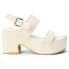 BEACH by Matisse Byron Platform Womens Off White Casual Sandals BYRON-158