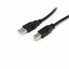 Фото #1 товара Кабель USB A — USB B Startech USB2HAB30AC Чёрный