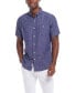 ფოტო #1 პროდუქტის Men's Short Sleeve Solid Linen Cotton Shirt
