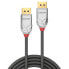Lindy 1m DisplayPort 1.4 Cable - Cromo Line - 1 m - DisplayPort - DisplayPort - Male - Male - Grey