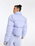 Фото #3 товара Nicce drewe cropped puffer jacket in light blue