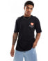 ONLY & SONS relaxed fit t-shirt with lips back print in black