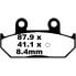 EBC SFA Series Organic SFA412 Brake Pads - фото #1