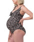 Maternity Sahara Tie Front One Piece Swimsuit