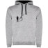 KRUSKIS Shadow Fish Two-Colour hoodie Серо-черный, M - фото #1