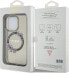 Guess Oryginalne Etui GUESS Hardcase GUHMP15LHFWFCK do iPhone 15 Pro (Kompatybilny z Magsafe / Flowers Wreath / czarny)