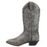 Фото #3 товара Justin Boots Calimero Round Toe Cowboy Womens Grey Casual Boots L2722