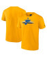 ფოტო #1 პროდუქტის Men's Gold St. Louis Blues Authentic Pro Secondary Replen T-shirt