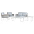 Фото #1 товара Набор стол и 3 кресла Home ESPRIT Серый Сталь Поликарбонат 128 x 69 x 79 cm