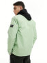 Calvin Klein cotton nylon overshirt in green