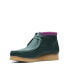 Фото #8 товара Clarks Wallabee Boot 26168831 Mens Green Leather Lace Up Chukkas Boots