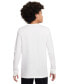 ფოტო #2 პროდუქტის Big Kids Sportswear Printed Long-Sleeve T-Shirt