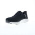 Фото #4 товара Skechers D'Lux Walker Orford Mens Black Extra Wide Lifestyle Sneakers Shoes