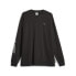 Puma Logo Crew Neck Long Sleeve T-Shirt X Bmw Mens Black Casual Tops 62270301