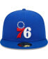Men's Royal Philadelphia 76Ers Camo Undervisor Laurels 59Fifty Fitted Hat