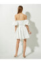 Фото #4 товара Bridal Mini Abiye Elbise Omzu Açık Taş Detaylı