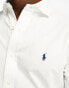 Polo Ralph Lauren icon logo estate collar jersey sport shirt in white M - фото #4