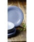 Color Loop Horizon Blue Dinner Plate