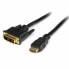 Фото #1 товара Адаптер HDMI—DVI Startech HDDVIMM1M Чёрный 1 m