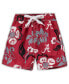 Little Boys and Girls Crimson Alabama Crimson Tide Floral Volley Swim Shorts