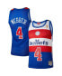 Майка женская Mitchell & Ness Chris Webber Washington Bullets Hardwood Classics 1996 Синий, Large - фото #1