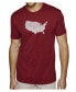 Фото #1 товара Men's Premium Word Art T-Shirt - The Star Spangled Banner