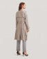 Women's Classic Double-Breasted Silk Trench Coat