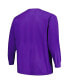 Фото #3 товара Men's Purple Washington Huskies Big and Tall Arch Long Sleeve T-shirt