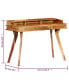 Writing Desk 45.3"x19.7"x33.5" Solid Sheesham Wood
