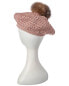 Фото #2 товара Surell Accessories Fleece-Lined Beret Women's Pink