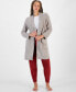 ფოტო #1 პროდუქტის Women's Kallie Long-Sleeve Open-Front Cardigan