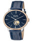 Men's Mulberry Blue Leather Watch 42mm