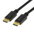 Фото #1 товара LogiLink CV0120 - 2 m - DisplayPort - DisplayPort - Male - Male - Black