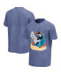 ფოტო #1 პროდუქტის Men's Blue Distressed Guinness Washed Graphic T-shirt