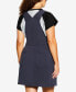 Plus Size Soft Pinafore Dress