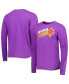 ფოტო #1 პროდუქტის Men's Purple Phoenix Suns Hardwood Classics Mohave Elevated Long Sleeve T-shirt
