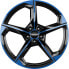 Колесный диск литой Ronal R66 jetblack-blue tinted 8x19 ET44 - LK5/112 ML66.5