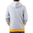 Фото #2 товара Mitchell & Ness Premium Fleece Lal Pullover Hoodie Mens Grey Casual Outerwear FP