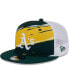Фото #1 товара Men's Green Oakland Athletics Tear Trucker 9FIFTY Snapback Hat
