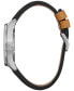 ფოტო #2 პროდუქტის Eco-Drive Men's Garrison Brown Leather Strap Watch, 42mm