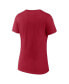ფოტო #4 პროდუქტის Women's Crimson Oklahoma Sooners Basic Arch V-Neck T-shirt