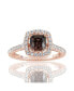 Фото #1 товара Suzy Levian Sterling Silver Cubic Zirconia Ring