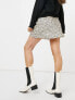 Фото #2 товара ASOS DESIGN mini satin slip skirt in animal print