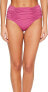 Фото #1 товара Seafolly Women's 173113 Gathered Front Retro Full Coverage Bikini Bottom Size 8