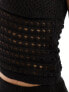 Фото #5 товара ASOS DESIGN crochet cami top in black