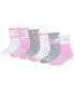 Фото #1 товара Little Kids 6-Pack Retro Crew Socks